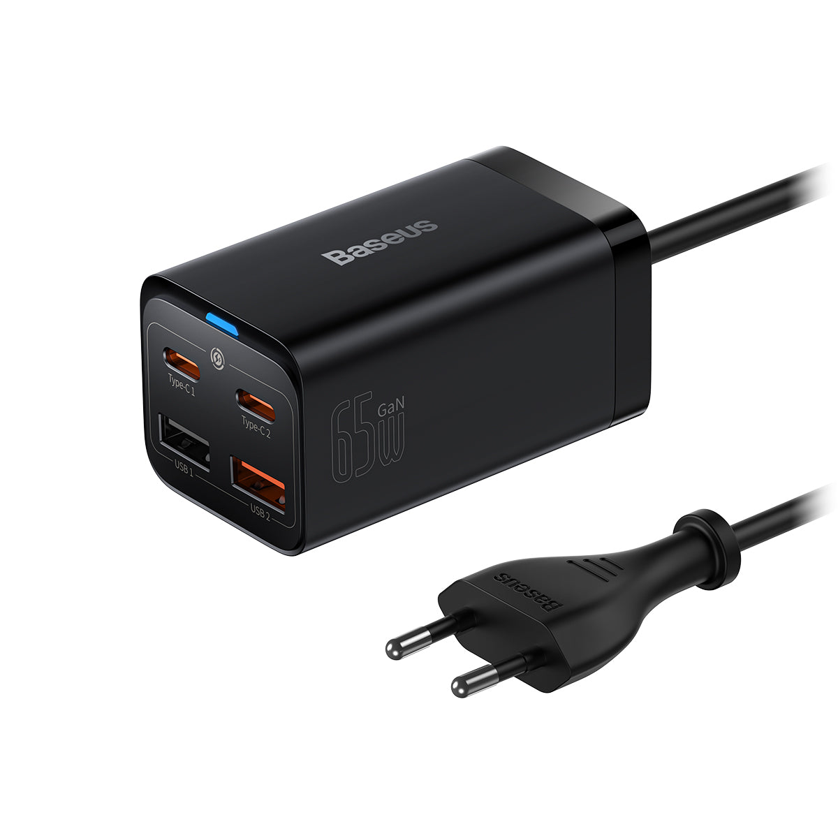 Baseus GaN3 Pro 65W Hızlı Şarj Cihazı - USB-C & USB-A Çok... - Ürün Görseli