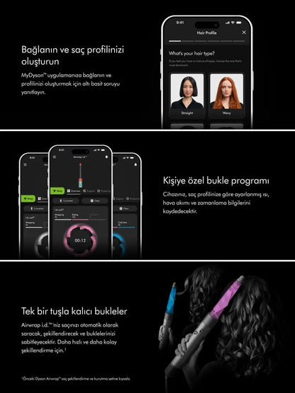 Dyson Airwrap I.d.™ Saç Şekillendirme ve Kurutma Seti - Detay Görünüm
