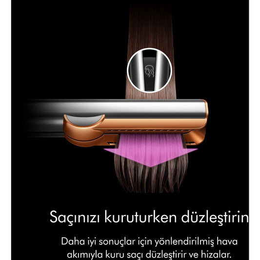 Dyson Airstrait Klasik Seri – Islak & Kuru Saç Düzleştirici - Yan Görünüm