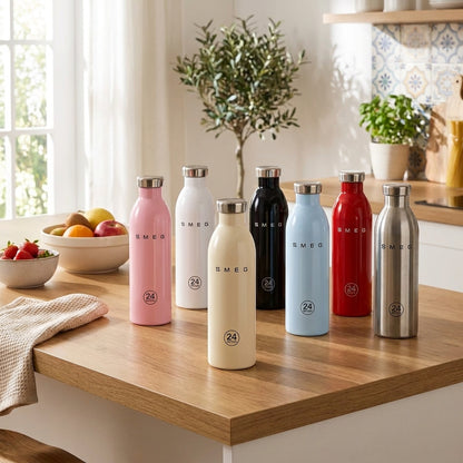 SMEG Elegance Termos Şişe - 24 Saat Sıcak & Soğuk İçecek Keyfi