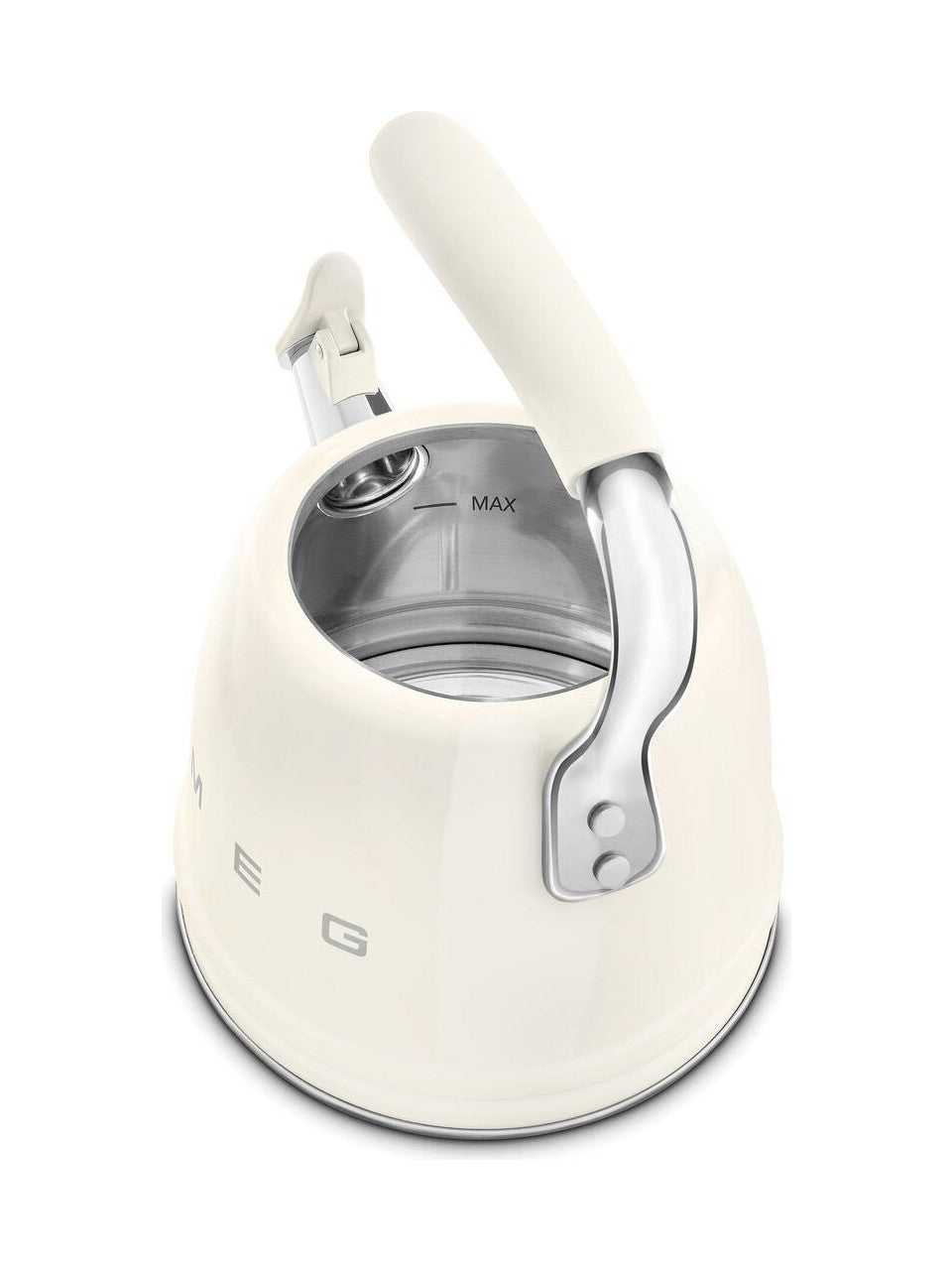 Smeg 50's Style Set Üstü Düdüklü Kettle Su Isıtıcı 2,3 Lt - Arka Görünüm