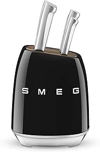 SMEG Retro Tasarım Standlı Çelik Bıçak Seti (6 Parça) - Renk Seçenekleri